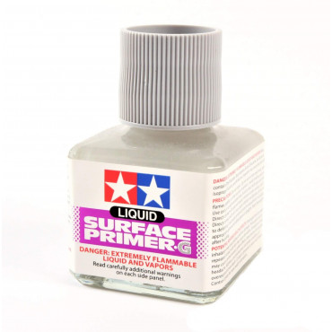 PRIMER CINZA 40 ML TAMIYA LIQUID SURFACE PRIMER TAM 87075